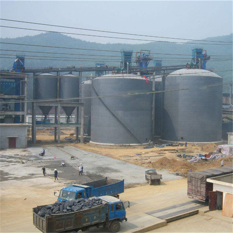 汕尾水泥钢板仓2座3000吨青岛项目进入施工
